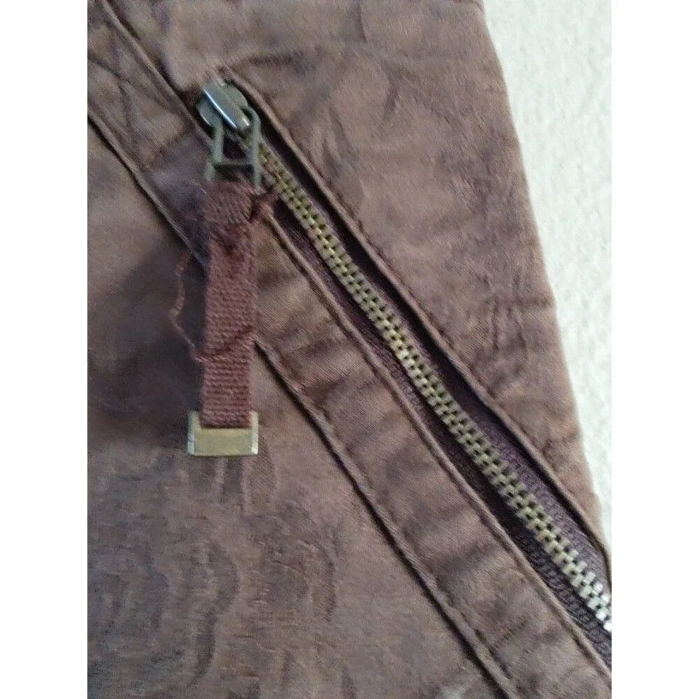 Vintage Women's Cassidi A Line Brown Short Skirt EUR Size 38